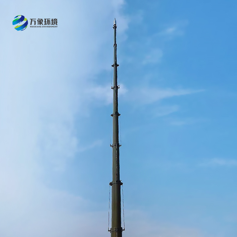 手动15米可升降避雷针